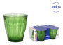 Duralex Set 4 Vasos Picardie 25 cl Verdes - Vasos de vidrio templado para bebida (12 Cajas)