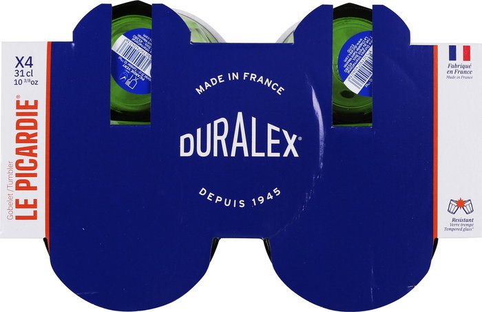 Duralex Set 4 Vasos 31 cl Verde Picardie (12 Cajas)