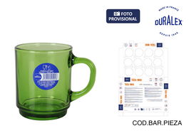 Duralex Mug Apilable Verde Versailles 26 cl 10x7x9 cm (12 Unidades)