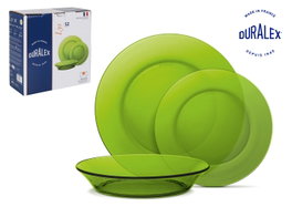 Duralex Vajilla Lys 12 piezas Verde