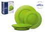 Duralex Lys Vajilla 12 Piezas Color Verde - Medidas: L23.5cm, An19.5cm, Pr19cm (2 Unidades)