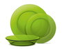 Duralex Lys Vajilla 12 Piezas Color Verde - Medidas: L23.5cm, An19.5cm, Pr19cm (2 Unidades)