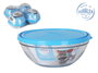 Duralex Fiambrera Red ø20x8.2cm Tapa Azul Freshbox