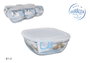Duralex Fiambrera Cuadrada Freshbox 61cl (Pack de 12)
