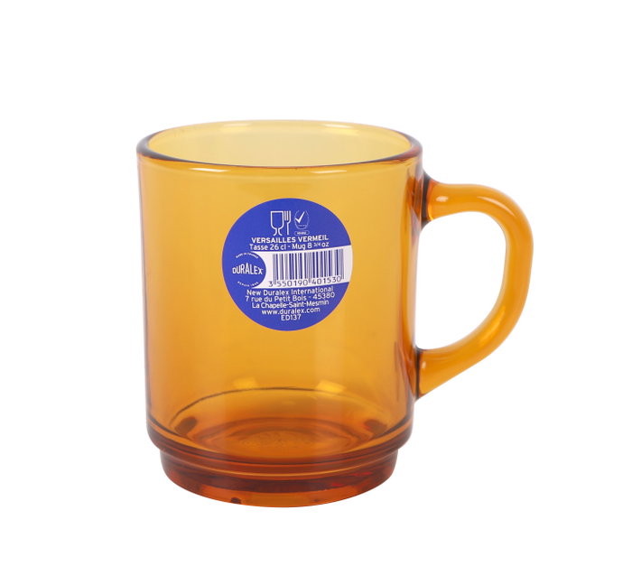 Duralex Mug Apilable Versailles 26cl Amber Versailles Duralex Mug Apilable Versailles 26cl Amber Versailles