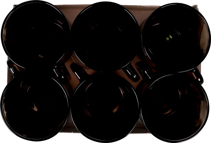 Duralex Mug Apilable Lys, Taza de Vidrio de 31 cl (310 ml), Diámetro 10 cm, Color Crema (12 Unidades)