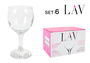 Lav Set 6 Copas Vino Blanco 170 cc Misket (4 Cajas)