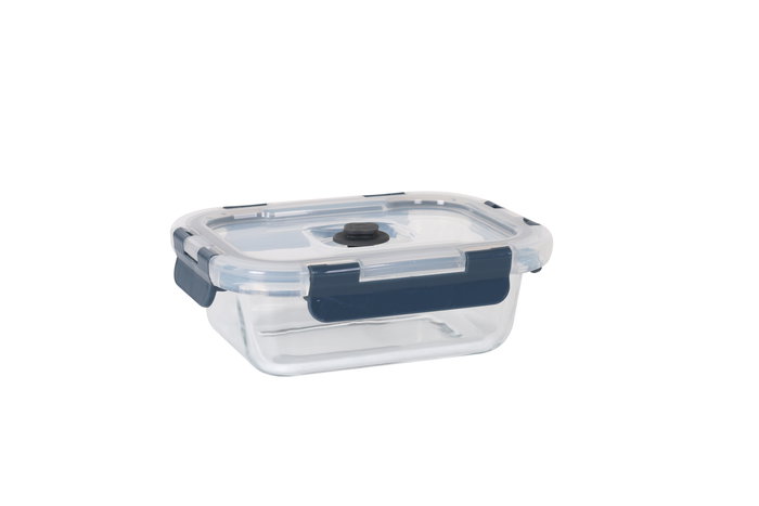 Quttin Fiambrera Rectangular con Tapa Vacío 16 x 12 cm 375 cc (12 Unidades)