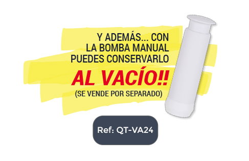 Quttin Fiambrera con Tapa, 1.3L, 20 x 20 x 8.5 cm (6 Unidades)