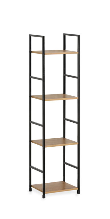 Confortime Estanteria 4 Niveles Metal-Madera Negra 24 x 117 x 5 cm (2 Unidades) Confortime Estanteria 4 Niveles Metal-Madera Negra 24 x 117 x 5 cm (2 Unidades)