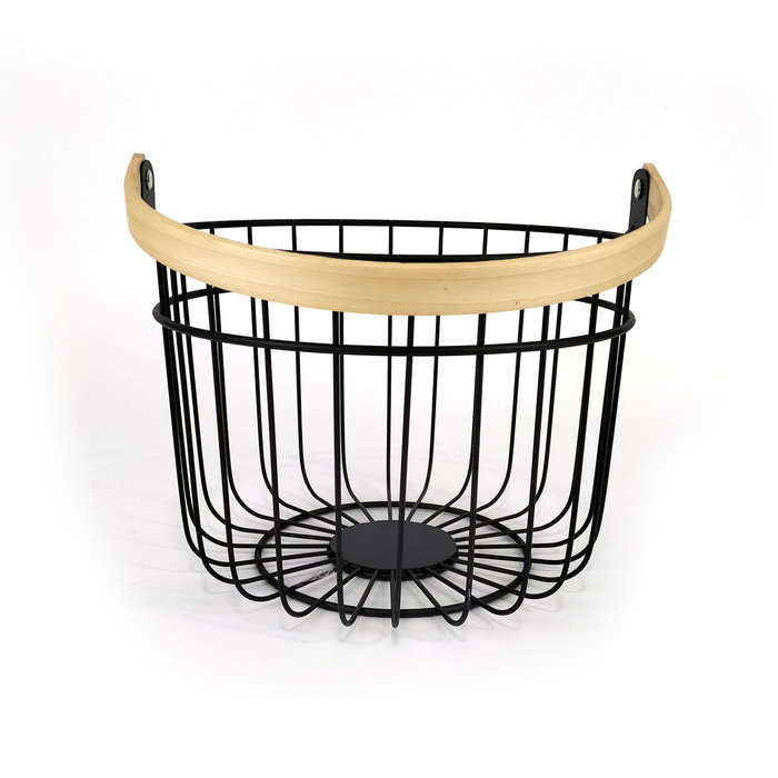 Quttin Cesta Organizador Redonda Rustic 28x26.5x22 cm (12 Unidades)