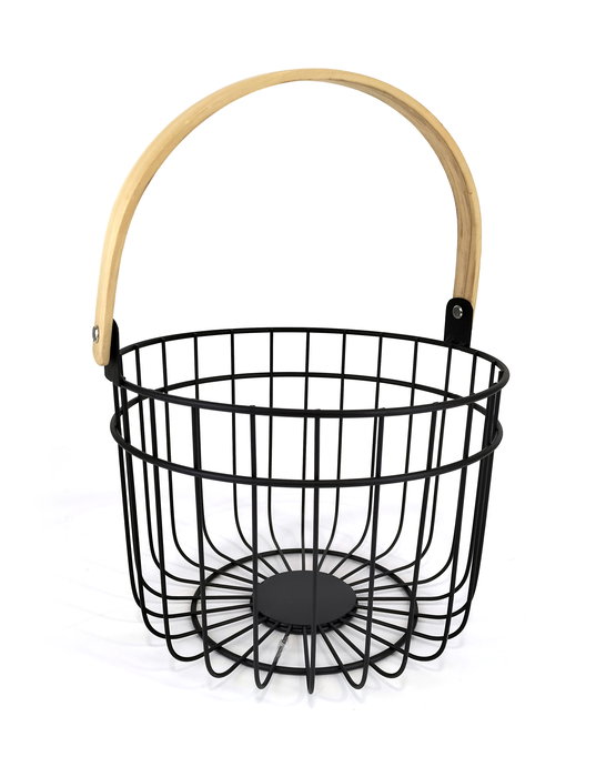 Quttin Cesta Organizador Redonda Rustic 28x26.5x22 cm (12 Unidades)