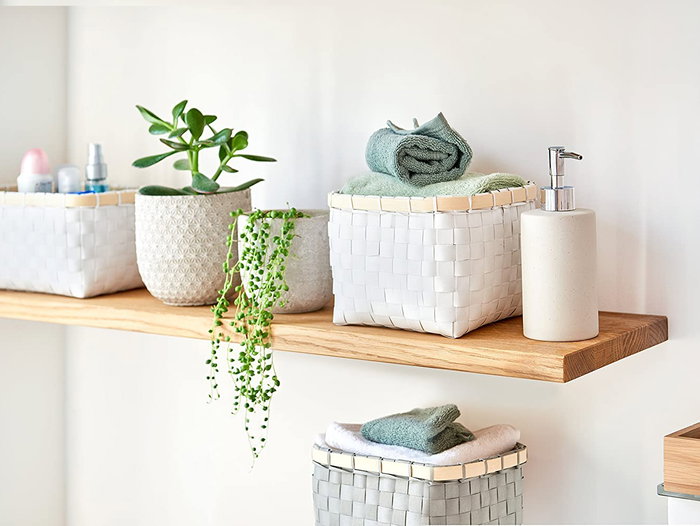 Confortime Set 2 Cestas de Ordenación PP Redondas 25x25x16 cm y 26x26x17 cm (6 Unidades) Confortime Set 2 Cestas de Ordenación PP Redondas 25x25x16 cm y 26x26x17 cm (6 Unidades)