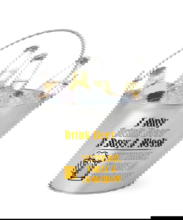 Privilege Cubo Hielo 5L Decorado con 2 Abridores 17x21,5x26 cm (12 Unidades)