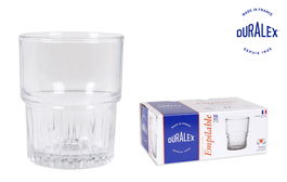 Duralex Set 6 Vasos Transparente 20 cl Apilable (12 Cajas)