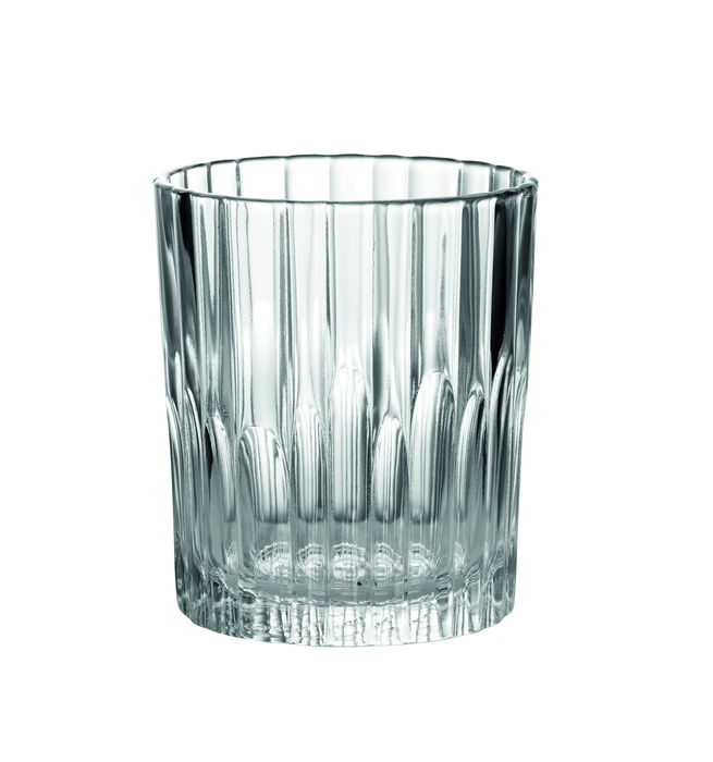 Duralex Set 6 Vasos Transparente Manhattan, 22 cl (8.3 cm de diámetro x 8.5 cm de altura), 7.3 cm de base (12 Cajas)