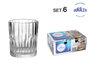 Duralex Set de 6 Vasos Manhattan de 22cl Transparente