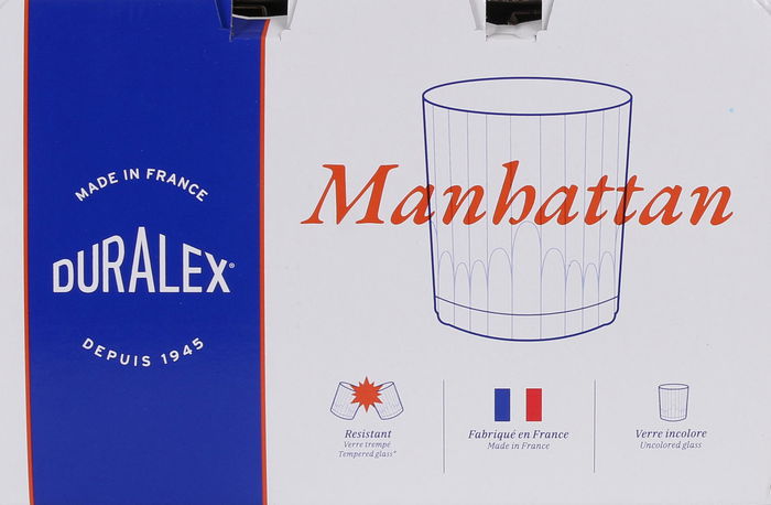 Duralex Set 6 Vasos Transparente "Manhattan" 31 cl (8 Cajas)