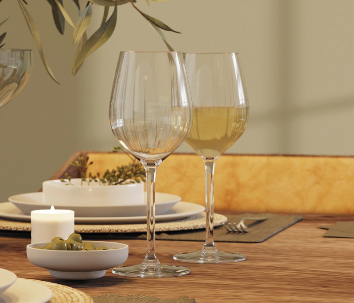 Royal Leerdam Set 6 Copas Vino 38 cl "Brocante"