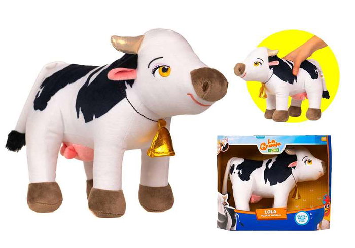 Bandai Peluche Musical Vaca Lola de La Granja de Zenón