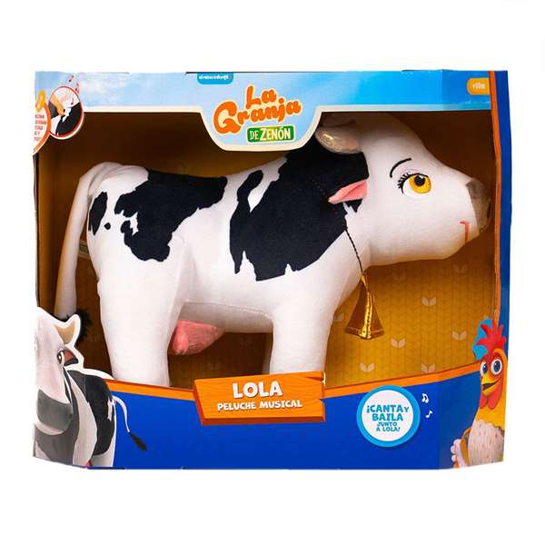Bandai Peluche Musical Vaca Lola de La Granja de Zenón