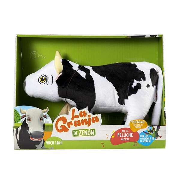 Bandai Peluche Musical Vaca Lola de La Granja de Zenón