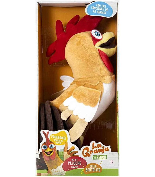 Bandai Peluche Musical Gallo Bartolito de La Granja de Zenón Bandai Peluche Musical Gallo Bartolito de La Granja de Zenón