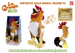 Bandai Bartolito Gallo Musical La Granja De Zenon Peluche Interactivo