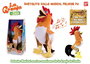 Bandai Peluche Musical Gallo Bartolito La Granja De Zenón 13x17x34 Cm Con Luces Y Sonidos