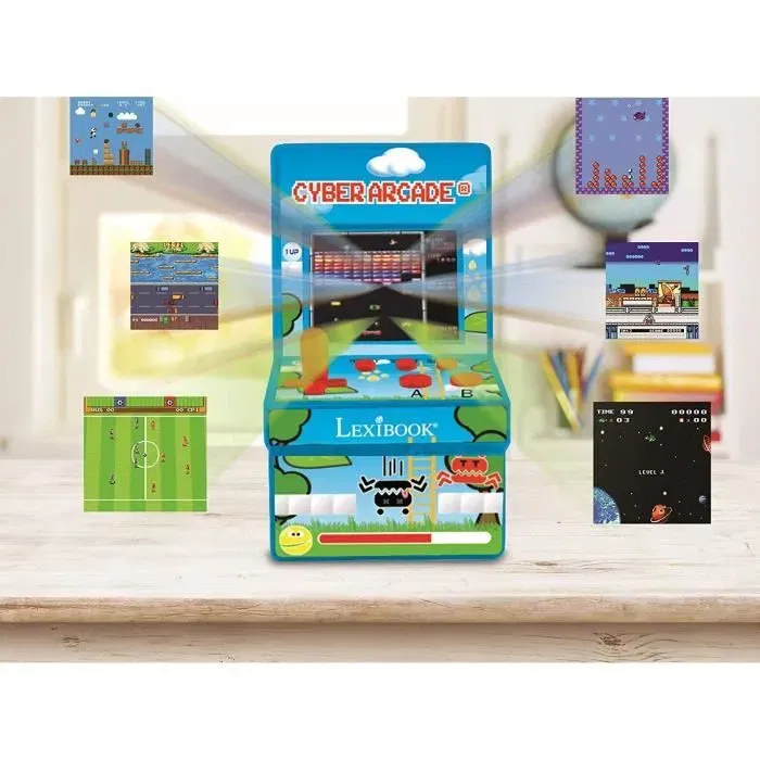 Lexibook Consola Cyber Arcade 200 Juegos Pantalla LCD Color 2.8 Pulgadas Lexibook Consola Cyber Arcade 200 Juegos Pantalla LCD Color 2.8 Pulgadas