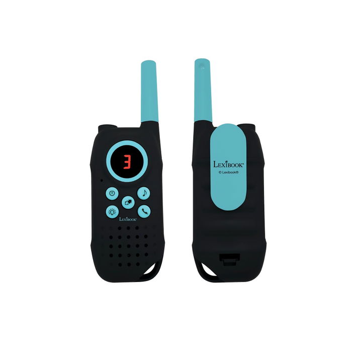 Lexibook Walkie Talkies Digitales TW42, 5 Km, Linterna