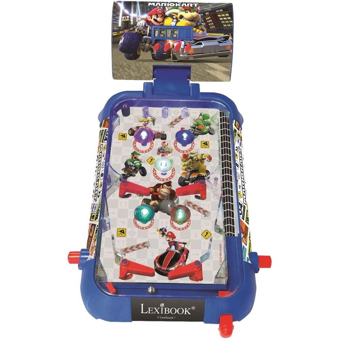 Lexibook Pinball Electrónico Mario Kart con Pantalla Digital y Efectos de Luz y Sonido Lexibook Pinball Electrónico Mario Kart con Pantalla Digital y Efectos de Luz y Sonido