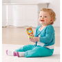 VTech Pequephone - Teléfono bilingüe español/inglés para bebés de 12-36 meses con luces, sonidos, 8 melodías y 2 canciones, 14.8x10.6x7.5 cm