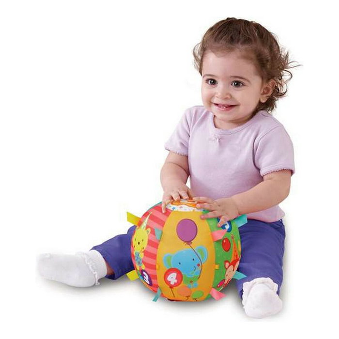 Vtech Pelota Bola Cantarina con texturas, 15 melodías y 5 canciones, 18 cm