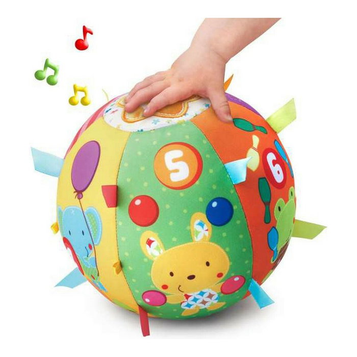 Vtech Pelota Bola Cantarina con texturas, 15 melodías y 5 canciones, 18 cm