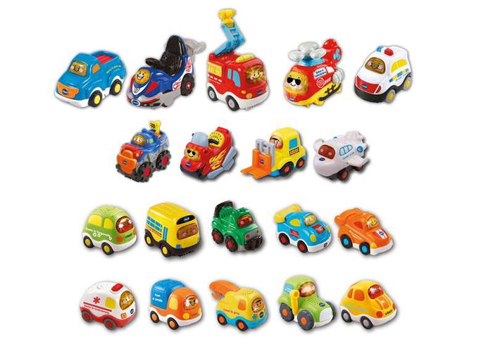 VTech Tut Tut Bólidos Vehículos con Luces y Sonidos, Juguete para Niños de 1 a 5 años, 7x10x6 cm, Modelos Surtidos (Incluye Pilas)