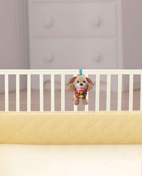 VTECH Pequeperrito Peluche Interactivo con Luces y Sonidos, Incluye Actividades, 19x17x9 cm, Español