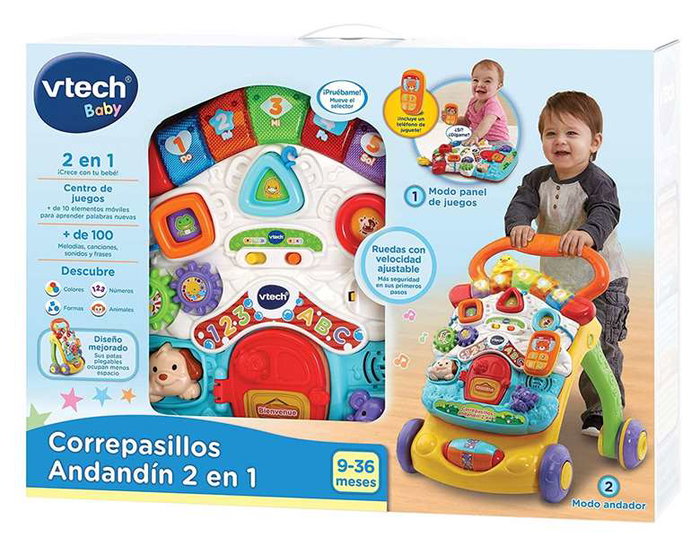 V-TECH Correpasillos Andandín 2 en 1 Comienzandar V-TECH Correpasillos Andandín 2 en 1 Comienzandar