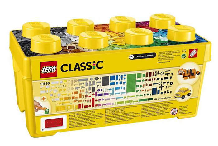 LEGO Classic 10696 Caja de ladrillos creativos mediana - 484 piezas LEGO Classic 10696 Caja de ladrillos creativos mediana - 484 piezas