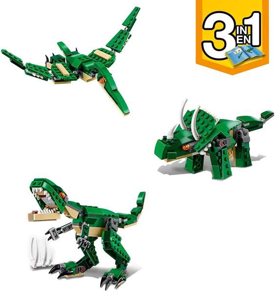 Lego Creator Juego de Construcción Dinosaurios (174 Piezas) para Niños 6-12 Años
