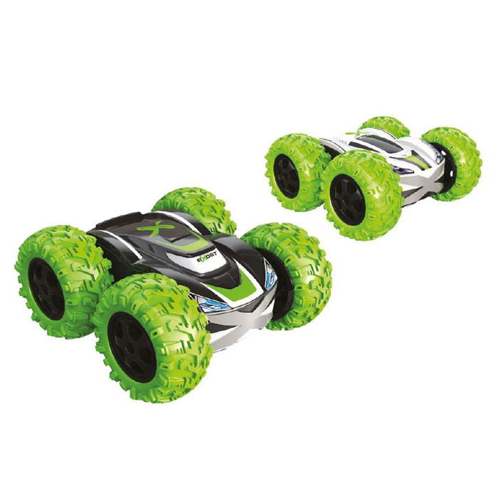 Exost Coche Radiocontrol Exost 360 Cross SDO, 2.4 GHz, 12 km/h, Luces LED, Volteretas 360°, para Niños +5 Años