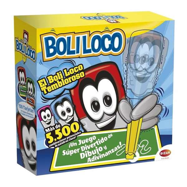 Bizak Boli Loco 63391801 Juego de Dibujo y Adivinanzas para Niños +6 Años Bizak Boli Loco 63391801 Juego de Dibujo y Adivinanzas para Niños +6 Años