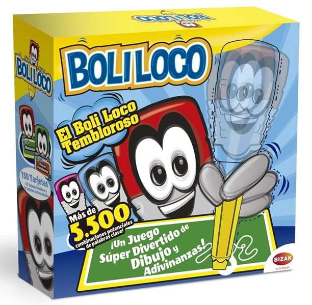 Bizak Boli Loco 63391801 Juego de Dibujo y Adivinanzas para Niños +6 Años Bizak Boli Loco 63391801 Juego de Dibujo y Adivinanzas para Niños +6 Años