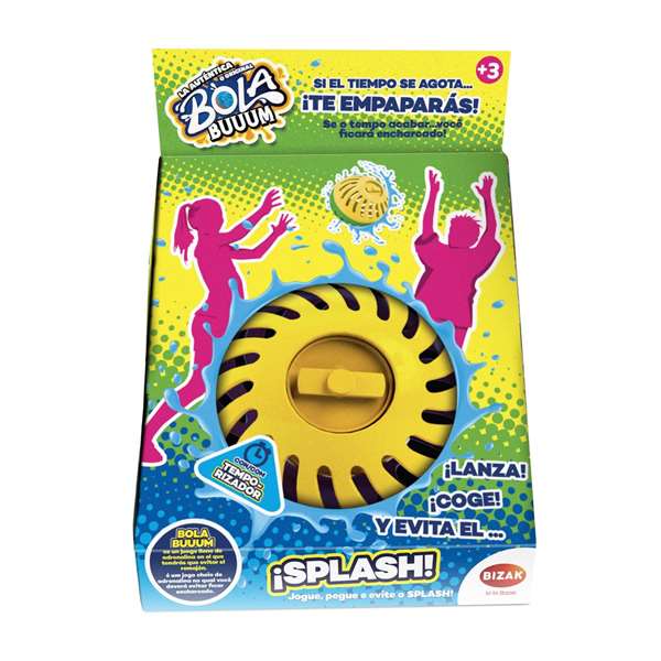 Bizak Bola Buuum 35007532 Juego para lanzar y mojar con agua para niños +3 años