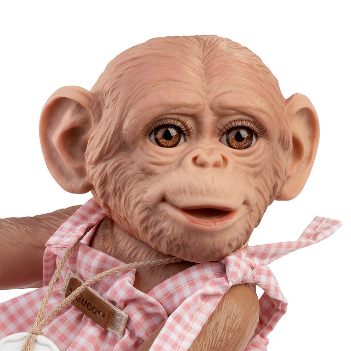 Muñecas Guca Muñeca Mono Reborn Pelele Cuadros 32 cm 904 Guca Colección Zoo Reborn con Chupete Muñecas Guca Muñeca Mono Reborn Pelele Cuadros 32 cm 904 Guca Colección Zoo Reborn con Chupete