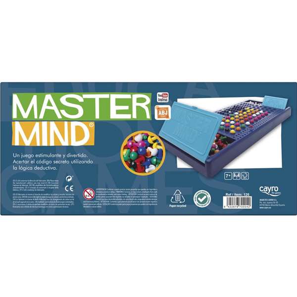 Cayro Juego Master Mind Colores 37x17x3,5 cm Plástico