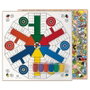 Cayro Tablero Parchis 6 jugadores y Oca de madera con accesorios