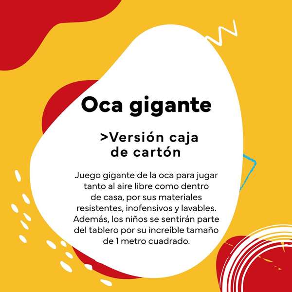 Cayro Juego Oca Gigante de Suelo 100x100 cm