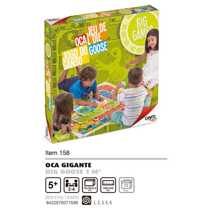 Cayro Juego Oca Gigante de Suelo 100x100 cm Cayro Juego Oca Gigante de Suelo 100x100 cm