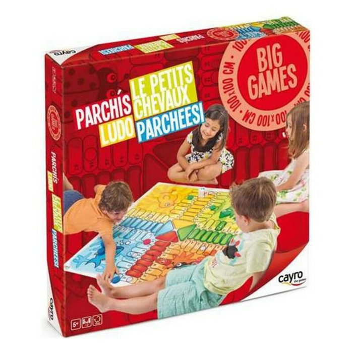 Cayro Juego Parchís Gigante suelo 100x100 cm